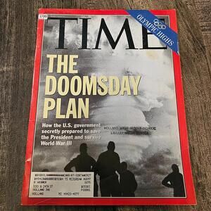 Time Magazine August 10, 1992 The Doomsday Plan WWIII Secret Plan
